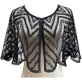 1920s Shawl Evening Shawl Bridal Wrap Handmade Sequin Beaded Shawls And Wraps For Evening Dresses Wedding Party Etc