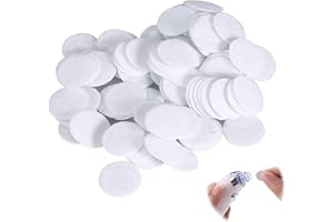 100Pcs Microdermabrasion Cotton Filters, 7 Size Select Facial Suction Type Facial Vacuum Filters Accesories Sponge Filter for