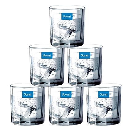 Ocean Victoria Glass Set, 6-Pieces, 325ml,Transparent