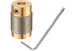 MIANTANG 3/4" Diamond Grinding Bit MCB34 Brass Core Abrasive Wheel Stained Glass Grinder Head Making Tool for Inland Gryphon Delphiglass Glastar Standard Parts (3/4 Inch)