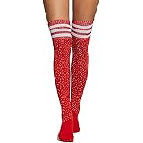 Over Knee Socks Women's Sparkle Rhinestone Stocking Long Casual Socks glitter High Boot Socks