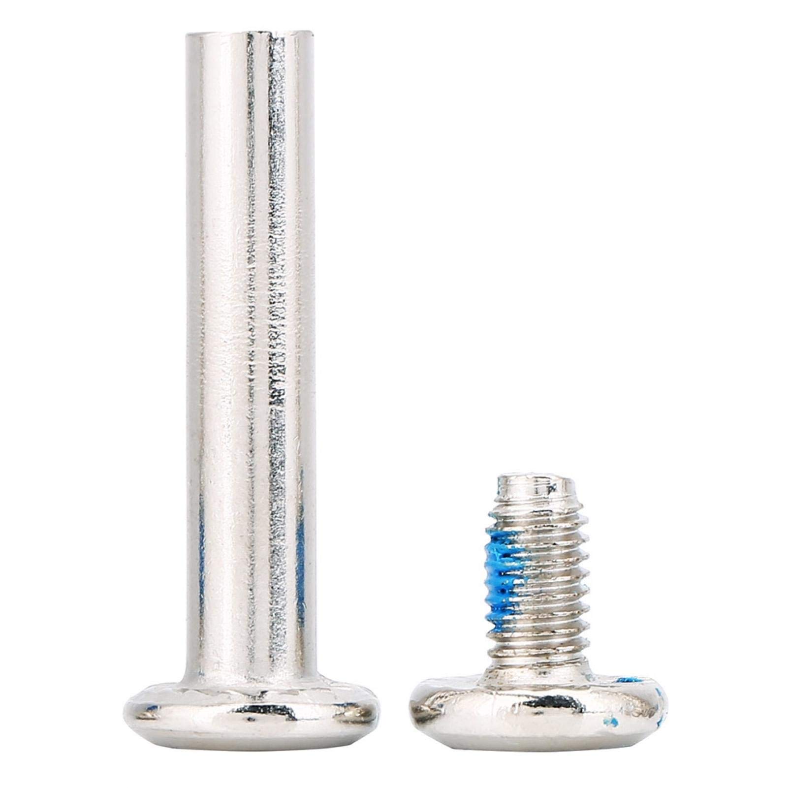 SALUTUYA Skating Screws 10Pcs Sturdy Axle Inline Skate Replacement,for Inline Skating Wheels,for the Front Wheel(Inner length 31mm)