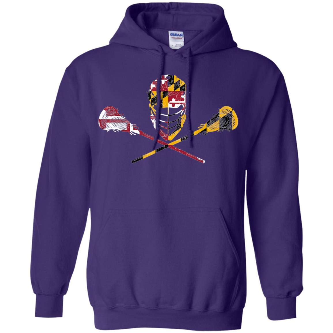 Lacrosse Shirt Maryland American Flag T Shirt Gift 1475 Pilihax