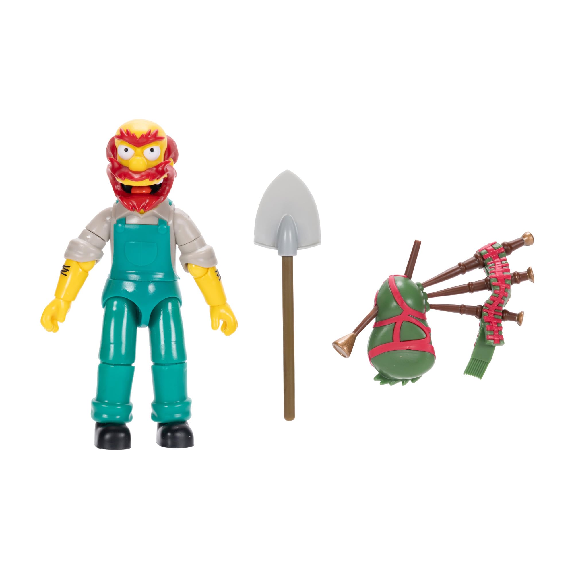 Disney The Simpsons Action Figures 4-Pack 5-Inch Collectible Figures from Jakks Pacific's Wave 1 - Homer, Bart, Groundskeeper Willie, and Otto