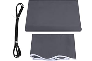 MCombo Patio Awning 11.1x9.5 Feet Fabric Replacement Sunshade Canopy for Retractable Awnings (11.1x9.5 ft, Grey)