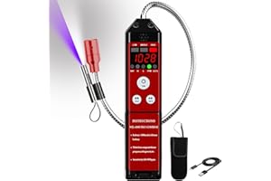 SIMBOW Refrigerant & Combustible Gas Leak Detector, PPM Freon Leak Detector with Loud Alarm, Natural Gas Detector Rechargeable Gas Sniffer for A2L R134A R410A Propane Methane