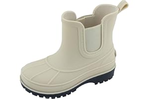 Sperry Toddler Chelsea Rain Boots, Waterproof Rubber Kids Rainboot, Girls/Boys Light Water Shoes for Muddy Park/Hiking
