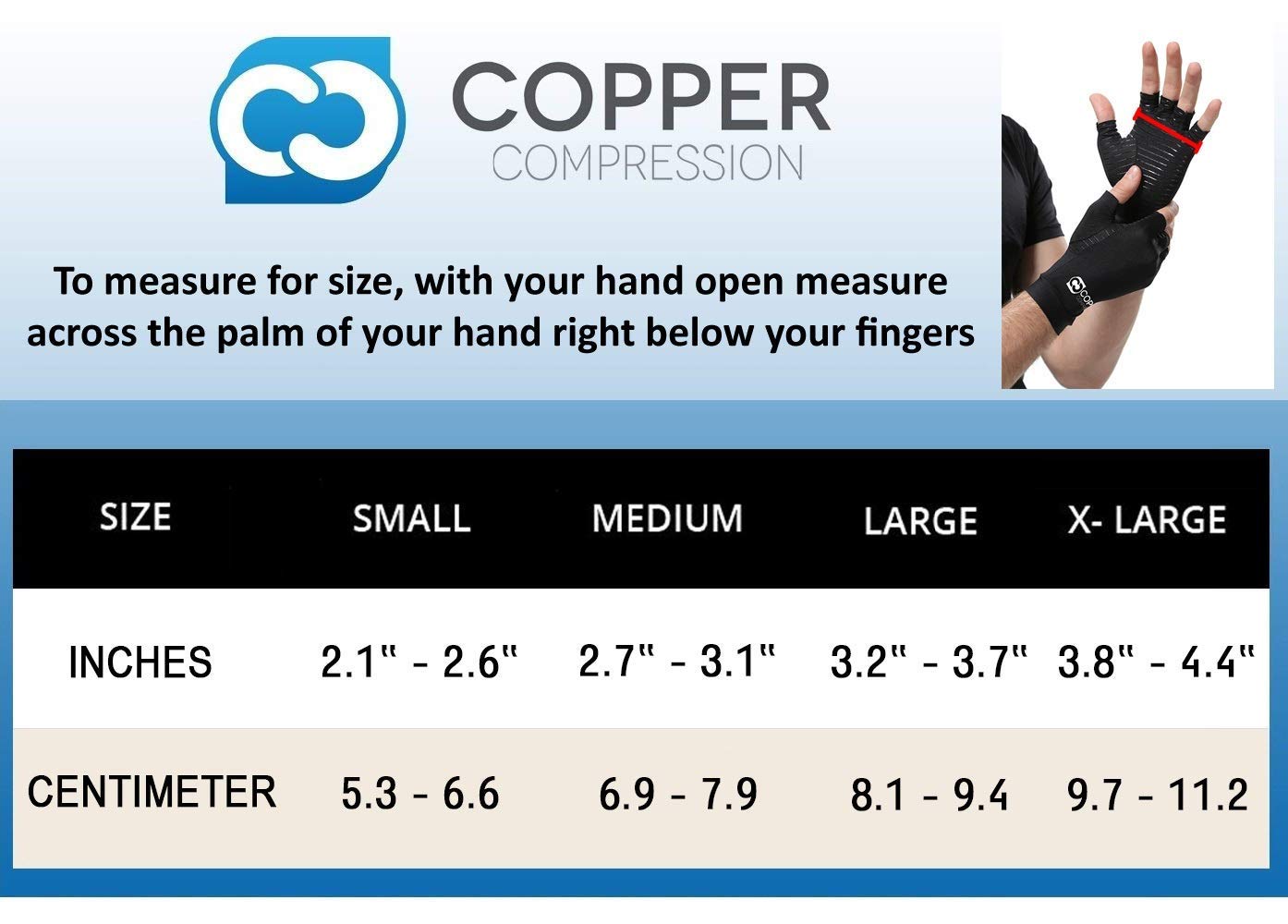 Copper Compression Arthritis Gloves Guaranteed Highest Copper Content
