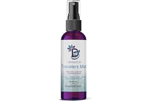 Diva Stuff Travelers Mist - Promotes Clear Skin & Protects from Acne-Causing Funk, Cleans Pillows and Sheets - Aromatherapy Spray for Relaxation and Sleep, Made in USA (Lavender & Chamomile, 2 oz)