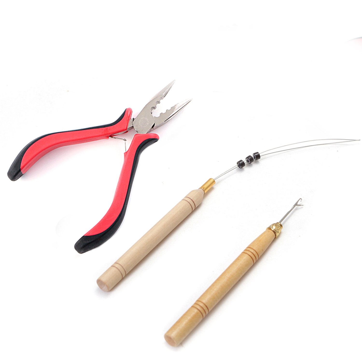 Amazon Com Neitsi 3 Pc Kit Hair Extension Kit Plier Plus Hair