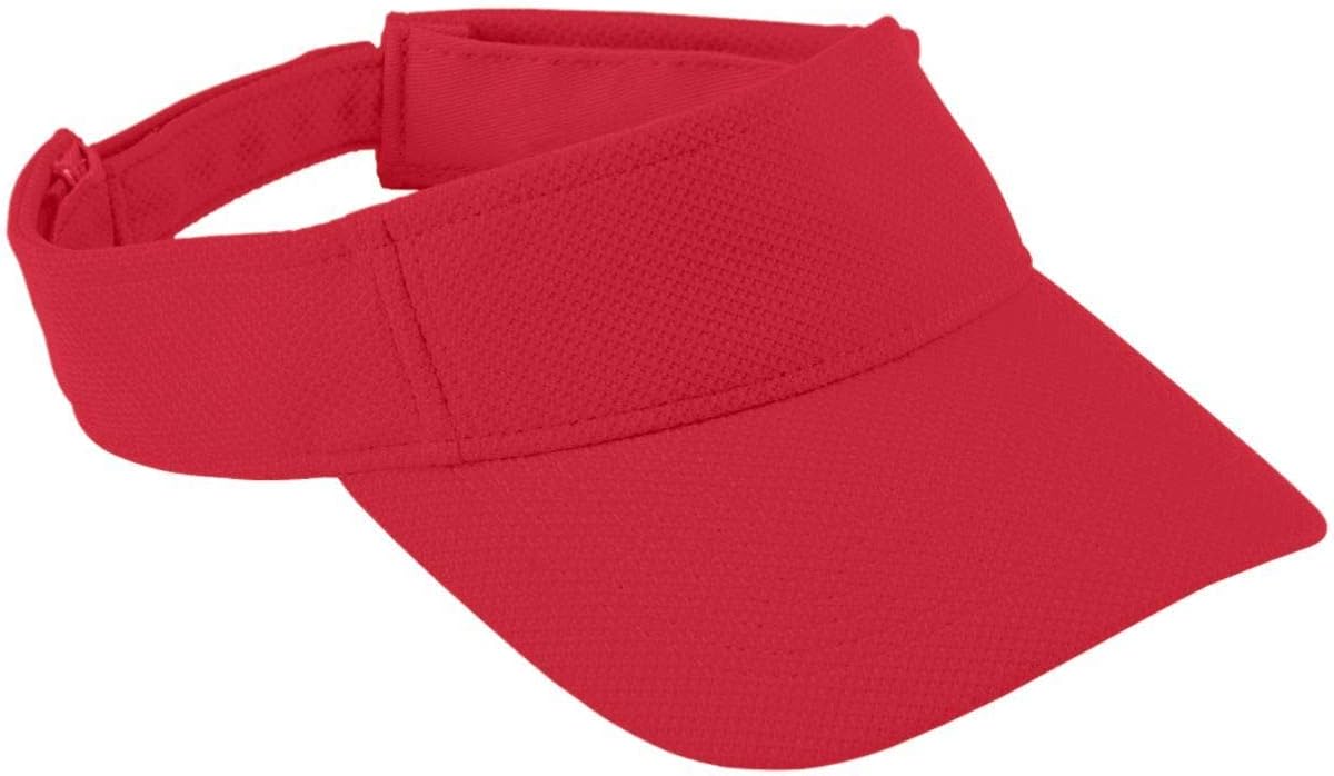 Augusta Sportswear Kids Adjustable Wicking MESH Edge Visor OS Purple/White: Clothing