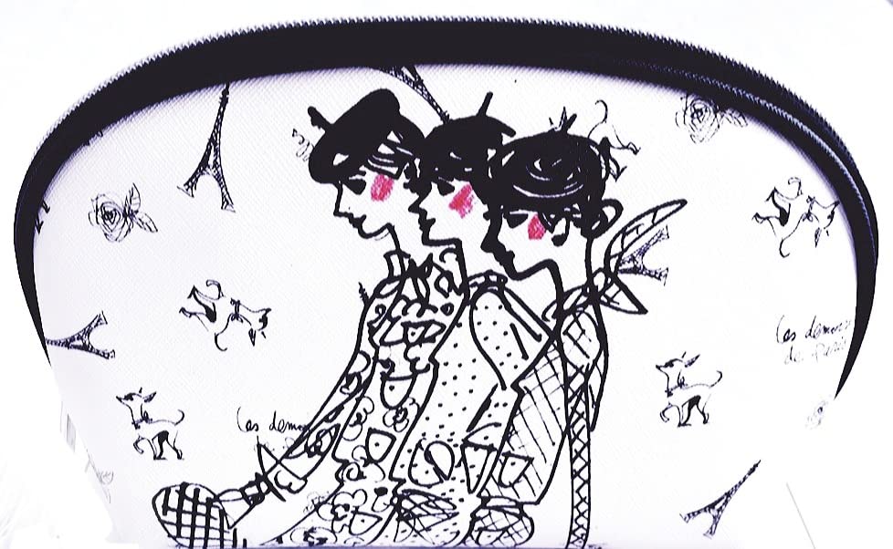 Izak, New York Make Up Cosmetic French Theme Bag Pouch