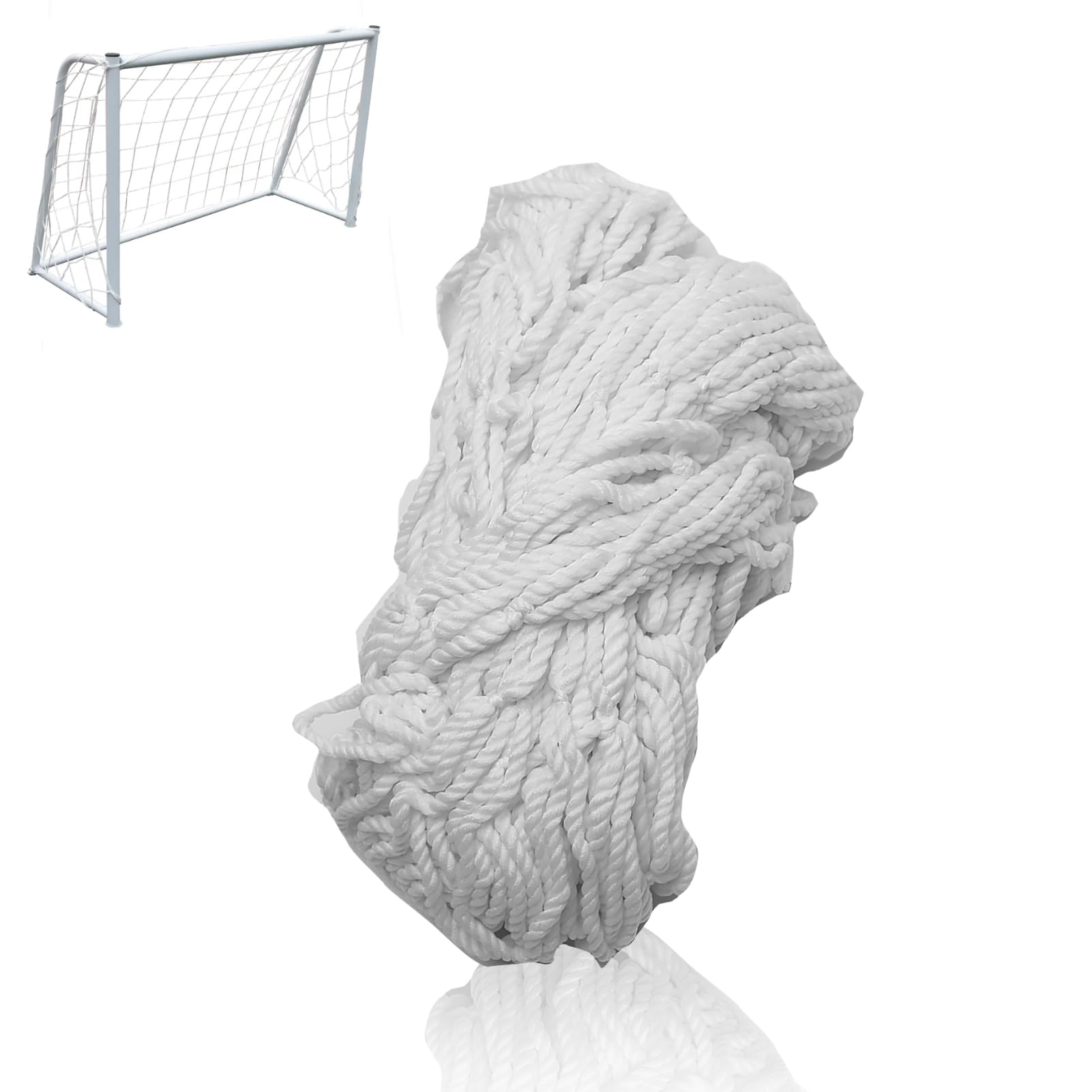 Photo 1 of Soccer Net, Replacement Football Net Sports Soccer Goal Post Net Replacement for Sports Match Training (6X4FT)