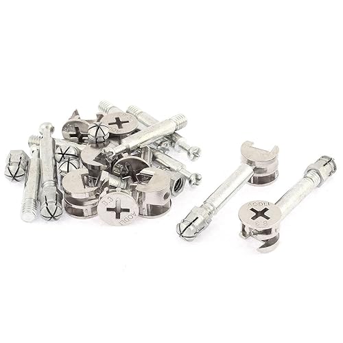 Furniture Fixing Screw Locking Cam Bolt Nut Fitting 10 Sets