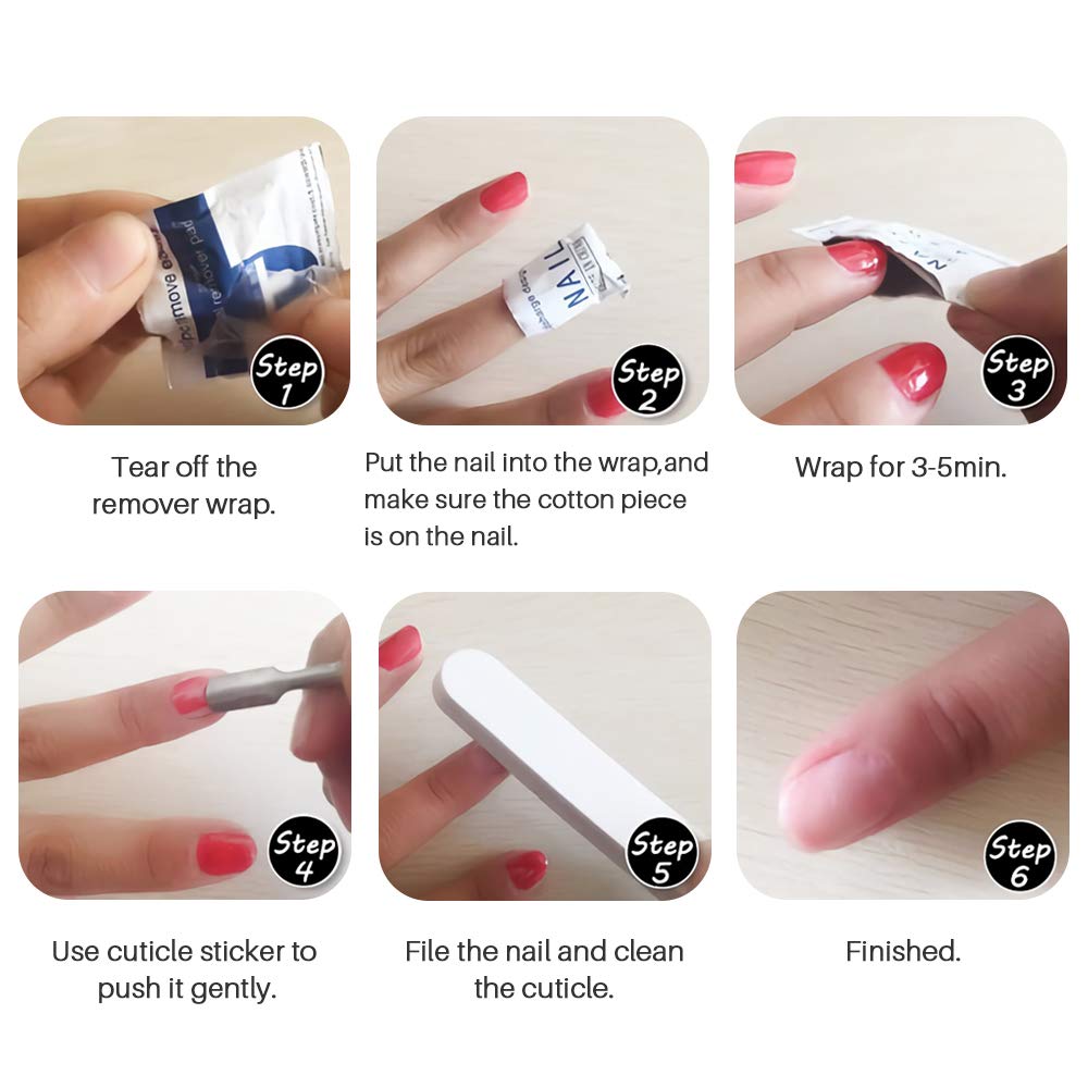 MICHEYGel UV Gel Nail Polish, pack of 4, Gel Nail Polish Kit, 0.25 fl oz