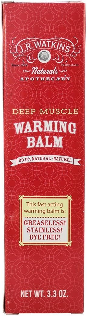 J.R. Watkins Muscle Balm Warming 3.3 Oz