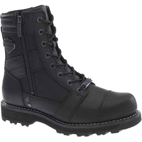 Harley Davidson ブーツ Harley-Davidson® Women's Eddington 7-Inch Black Motorcycle