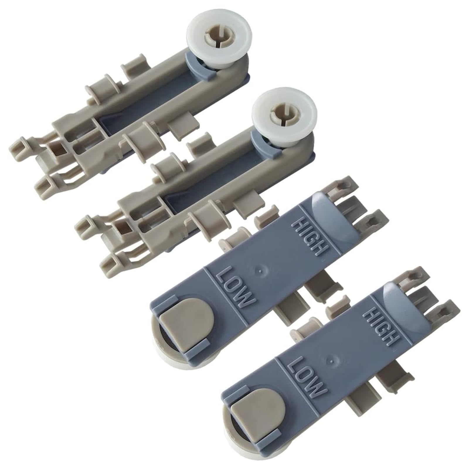 Photo 1 of 4 Pack WP8561996 Dishwasher Upper Rack Wheel Adjuster Compatible with Whirlpool Maytag Dishwashers Replace AP6285708 PS11746477 W10889280 8561996