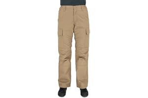 LA POLICE GEAR LAPG Women's Stretch Core Cargo Tactical Pants, Elastic Waistband, High Rise, Relaxed Fit, Outdoor Work Pants, Multi-Color