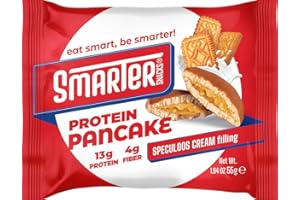 Smarter Snacks Protein Pancake, Speculoos Cream, High Protein Snack, (12/box)