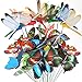 Teenitor 20pcs Butterfly Garden Stakes & 10pcs Dragonfly Stakes with Sticks Waterproof 3D Decorations Yard Ornaments Planter Flower Pot Bed Butterflies Dragonflies Christmas Decor