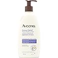 Aveeno Stress Relief Moisturizing Body Lotion with Ylang Ylang and Lavender, Dry and Sensitive Skin Moisturizer, 532 ML