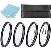 82mm Close-Up Filter Kit (+1 +2 +4 +10) &ndash; 4-Piece Diopter Macro Lens Filters with Metal Rings for Canon EF 16-35mm f/2.8L, EF 24-70mm f/2.8L, FE 24-70mm F2.8 GM II Lens
