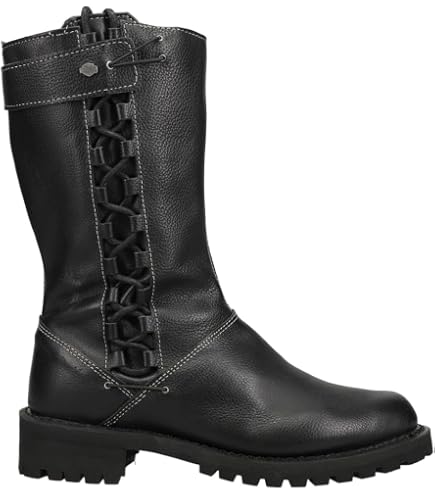Amazon.com: Harley-Davidson Women's Tyson 7-Inch Black Leather