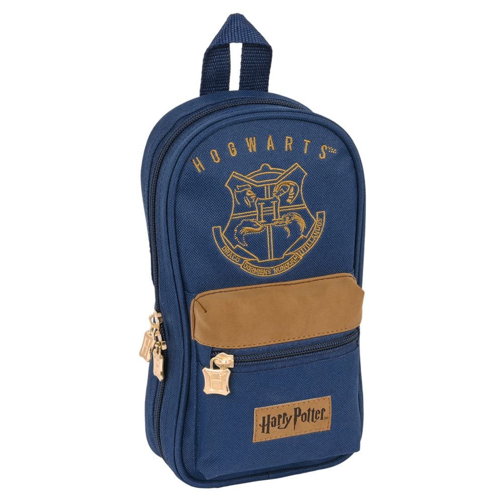 Safta -Plumier Backpack C/4 Port.Vacuum Harry Potter Magical 12X23X5Cm, Multicolor (412293847)