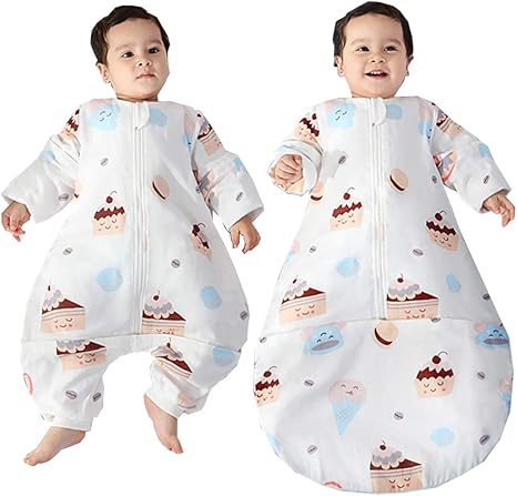 baby sleeping bag with split legs