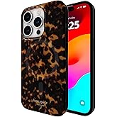 Kate Spade New York iPhone 15 Pro Case, Compatible with MagSafe - Tortoiseshell