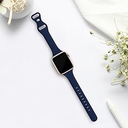 Slim Thin Narrow Bands Compatible with Apple Watch