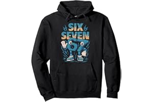 RUJUNMAN Funny Meme 67 Six Seven 6 7 Italian Brainrot Pullover Hoodie