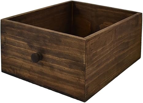 Amazon 収納ボックス 大 270 340 142mm Seed ブルックリンスタイル専用 アンティーク ヴィンテージ 木製 キャビネット オンライン通販