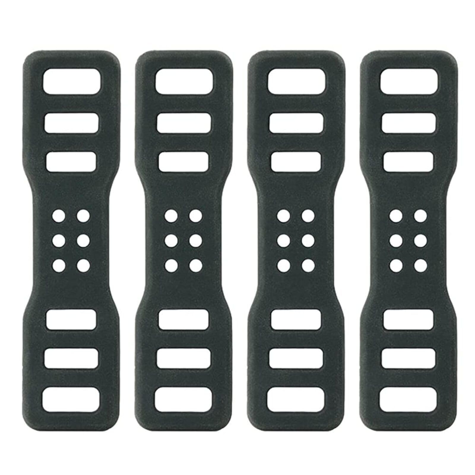 4 Pcs Bike Silicone Band, Cycling Bicycle Rubber Straps,Silicone Mount Band for Flashlights Cell Phones Speaker Lights Holder Bicycle Handlebar Bicycle Light Sets