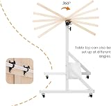 Tektalk Jigsaw Puzzle Table Board with Cover, Height Adjustable Easel, 1500 view 4