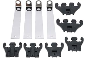 A ABSOPRO Spark Plug Wire Looms Separators for Chevy for Ford 7/8/9mm Ignition Wire Separator Holder for Chevrolet Black