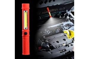 Portable LED Flashlight with Clip, Pocket Mini Bright Flashlights, Battery Powered Lights for Home Outdoor Hiking Camping Tra