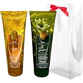 Bath &amp; Body Works PRINCESS COLLECTION Ultimate Hydration Body Cream 2-piece Gift Set with a Bow for Holidays &ndash; Full Size &ndash; Limited Edition (Belle &amp; Tiana)