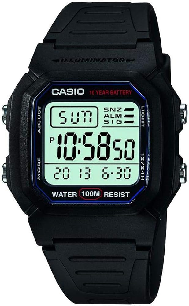 Casio Mens Classic Digital Sport Watch W800h 1avcf Watches Amazon Com