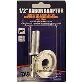 Dico Products Quick Change Arbor Adapter: 1/4" Hex x 1/2"
