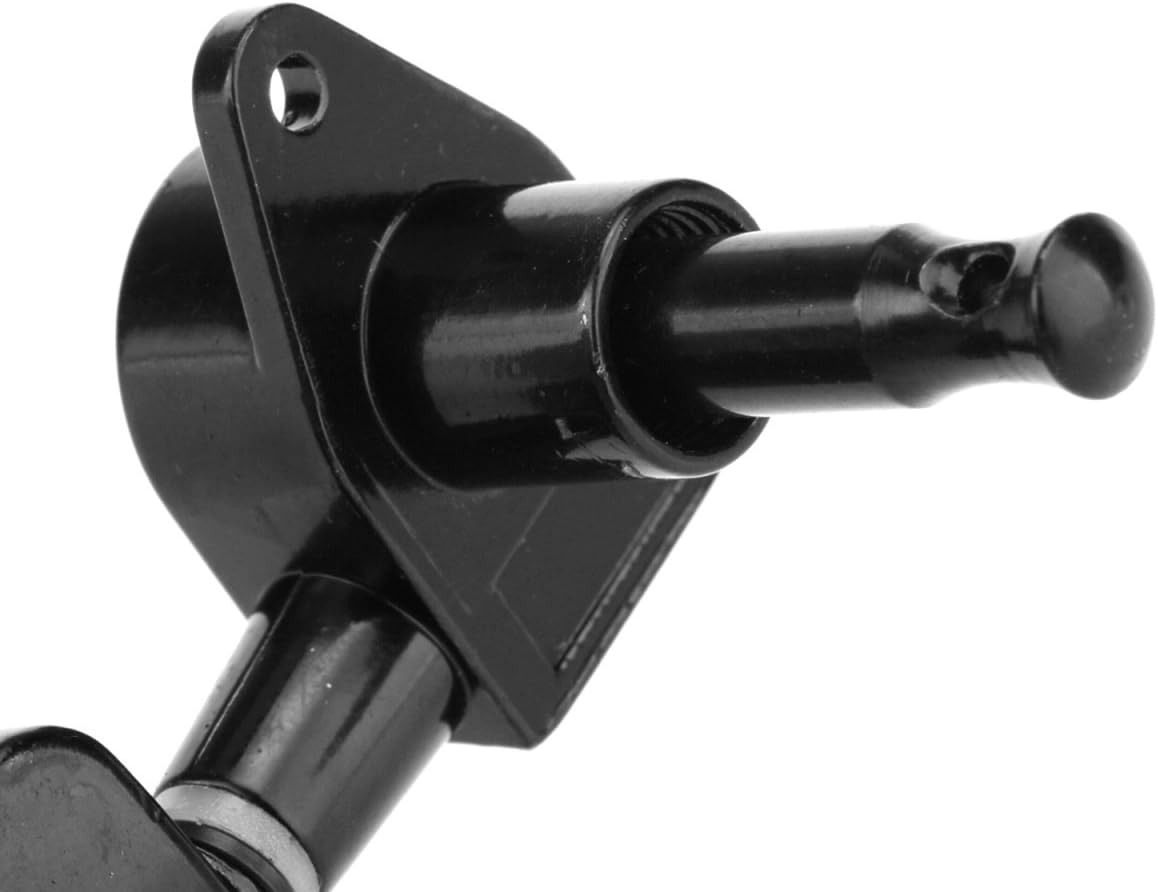 Musiclily 3x3 Epi Style Sealed Guitar Tuners Tuning Pegs Keys Machine Heads, Half Moon Button Black - Image 4