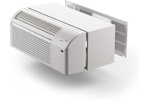 TOSOT 15,000 BTU PTAC, Inverter Packaged Terminal Air Conditioner with Heat Pump and 3.5 kW Electric Heater, Ventilation, Works in 20 to 115℉, 11.6 COP, R32, Wall Sleeve and Grill Included, 230V