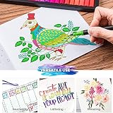 ARTOYS Dual Felt Tip Pens 24 Colors Brush Fineliner Dual Tips for Art view 7