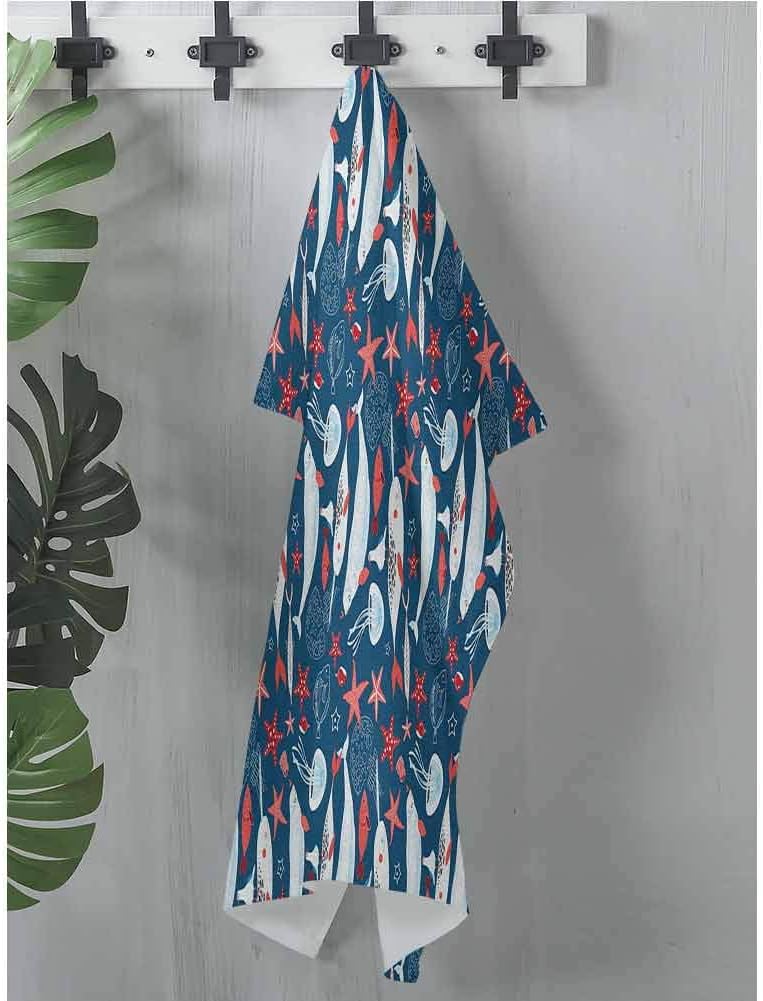 narwhal hooded towel