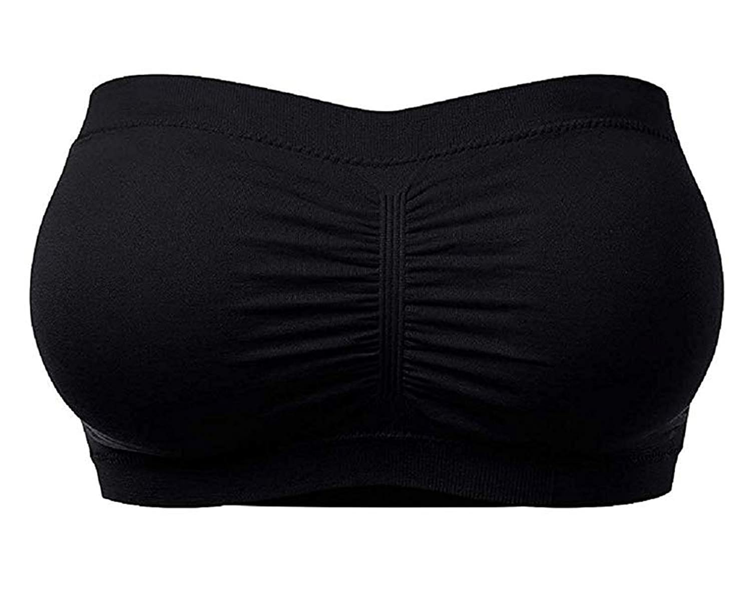 Buy Fashion Hub TI AMO Women's Padded Seamless Bandeau Strapless Tube
