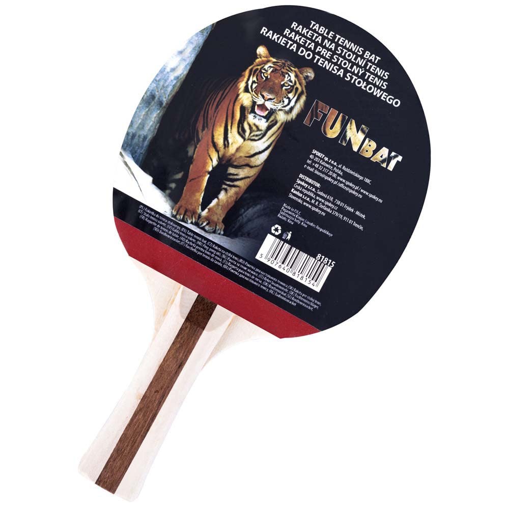 Spokey Unisex Adult FUNBAT Table Tennis Racket - Multi-Colour, One Size