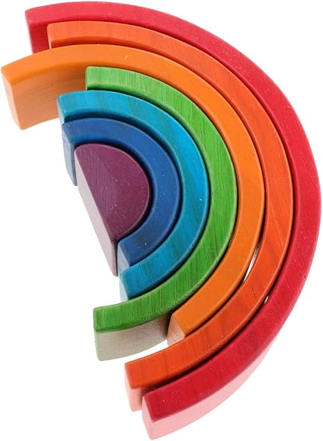 amazon wooden rainbow