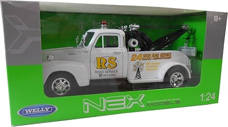 Amazon Welly 1 24 1953 シボレー3100レッカー ホワイト 286w Mj Whwd ミニカー ダイキャストカー おもちゃ