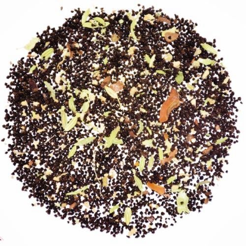 The Indian Chai - Bombay Chai Loose Black Assam Tea, With Ginger, Cardamom, Fennel and Star Anise, 3.53oz